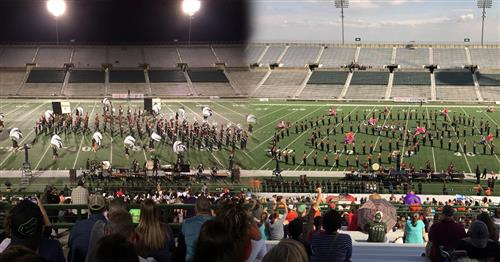 RISD Bands finish 2 and 3 Overall at the Mesquite Pre UIL Marching Contest 